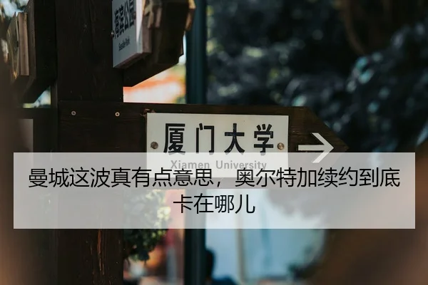 曼城这波真有点意思，奥尔特加续约到底卡在哪儿